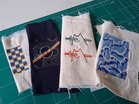 Patch designs Designs voor op de borduur machine